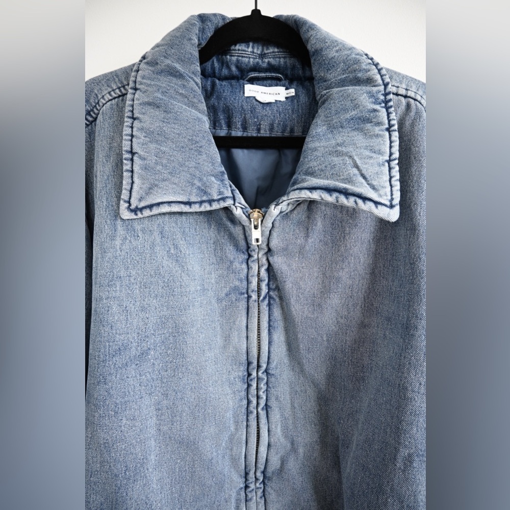 Good American Denim Bomber - Picture 6 of 9